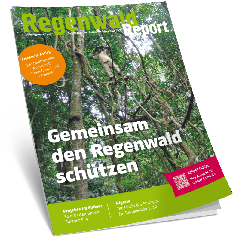 Cover Regenwald Report 04/2022
